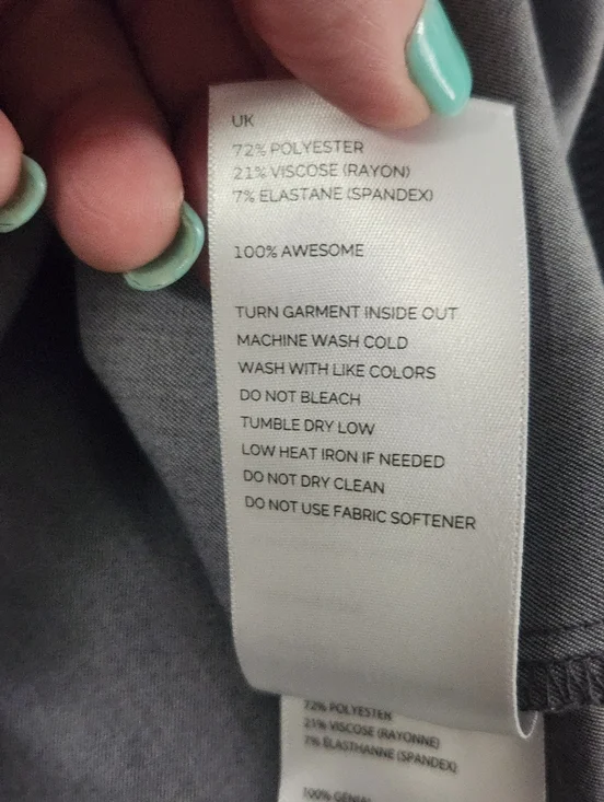 FIGS Rafaela Oversized Scrubs Top Graphite Gray Sz XS - Picture 9 of 9